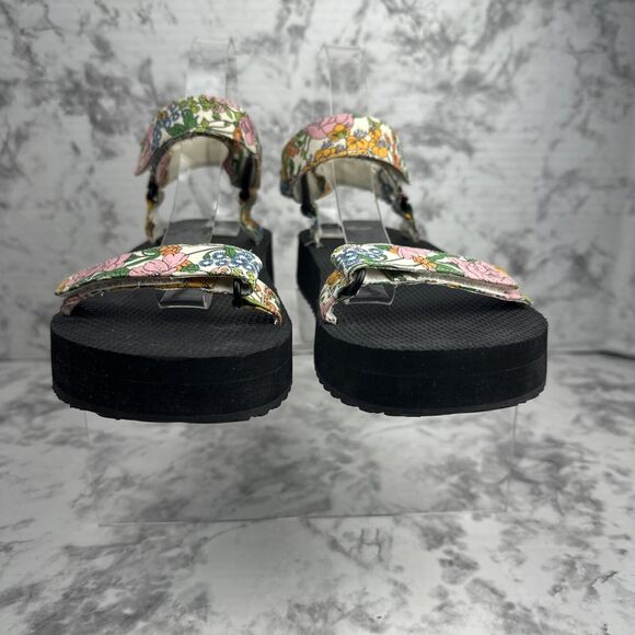 J.Crew Womens Sporty Strap Sandals Size 10 Liberty Mini Floral Walk Fabric - Picture 4 of 8